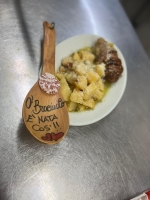 Intestini al forno con patate