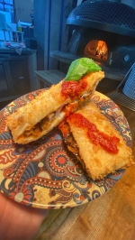 Raviolotto ripieno dell chef