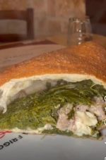 Calzone Fritto salsiccia e friarielli 